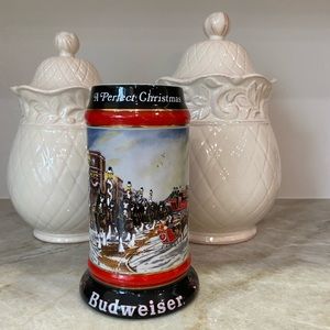 Budweiser Christmas Stein